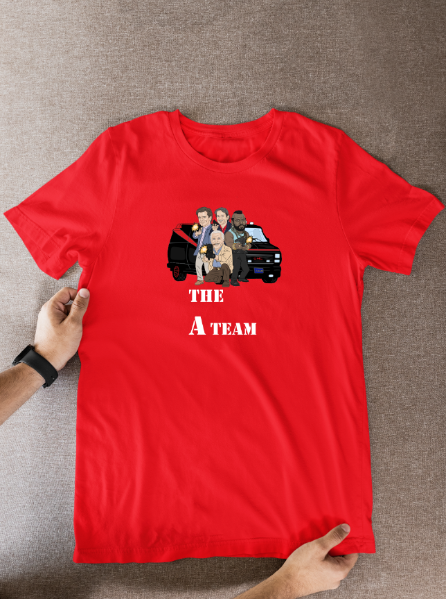 The A Team Unofficial TV show Cartoon Graphic Tee , T Shirts