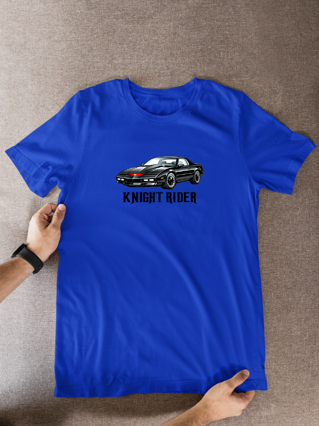 Knight Rider 80s Tv theme Cartoon Graphic T-Shirt: Fan Wear