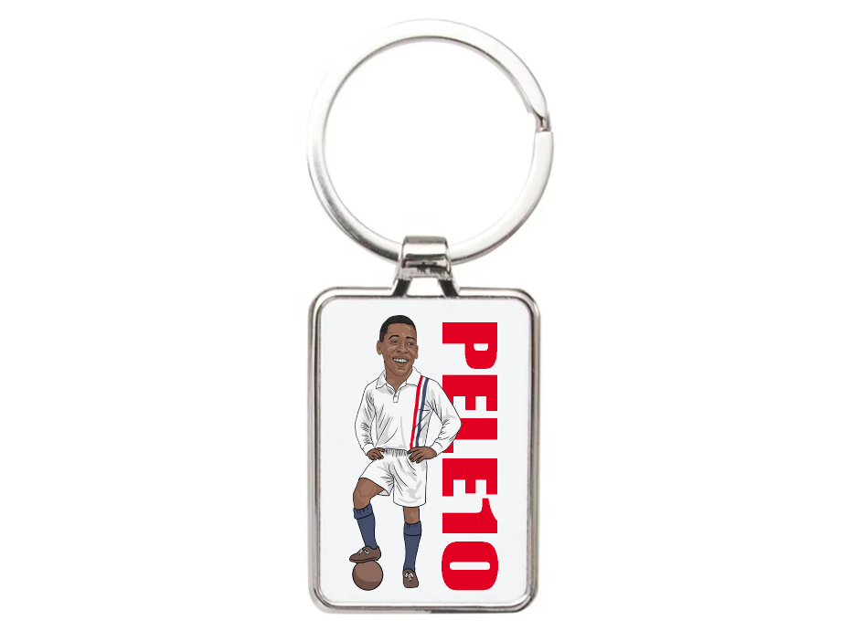 Pele Escape to Victory Keychain - Football Cartoon Acrylic Art Keyring