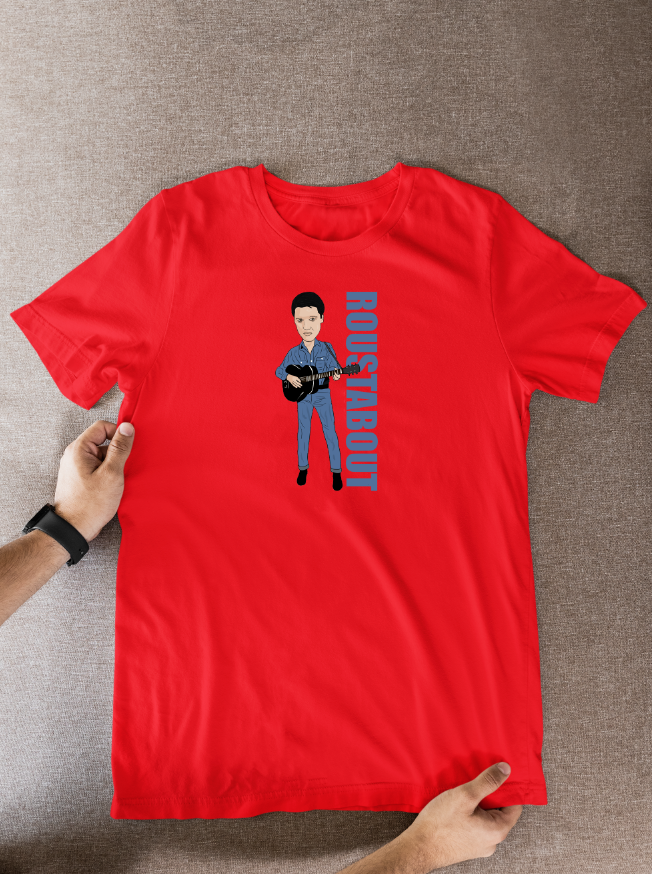 Elvis Presley Cartoon T-Shirt | Unofficial Graphic Fan Wear for Music Lovers