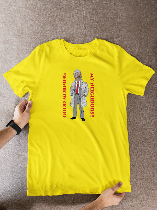 Coming to America Graphic Tee - Eddie Murphy Cartoon Unofficial Movie T-Shirt