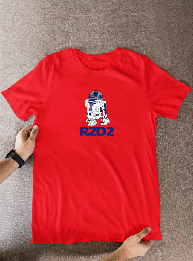 Star Wars R2D2 T-Shirt - Cartoon Graphic Tee for Fans