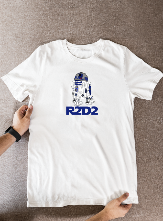 Star Wars R2D2 T-Shirt - Cartoon Graphic Tee for Fans