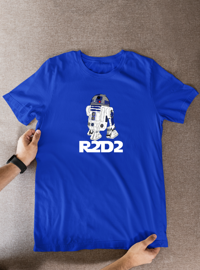 Star Wars R2D2 T-Shirt - Cartoon Graphic Tee for Fans