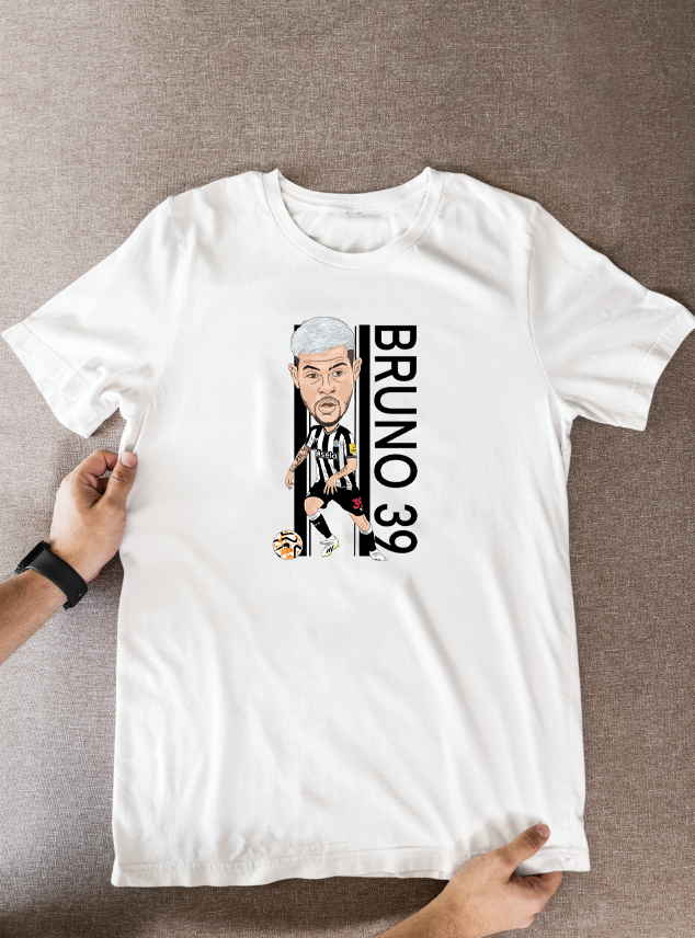 Bruno Guimarães Newcastle United T-Shirt - Cartoon Graphic Fan Wear