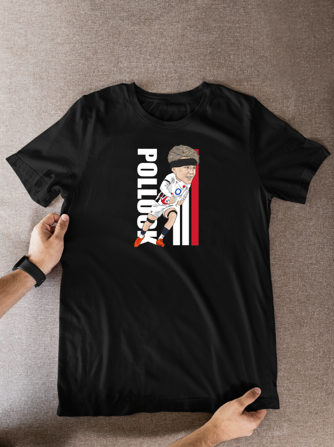 Henry Pollock Rugby England Cartoon Graphic Soccer T-Shirt: Fan Wear - Tcb Cartoon Printing