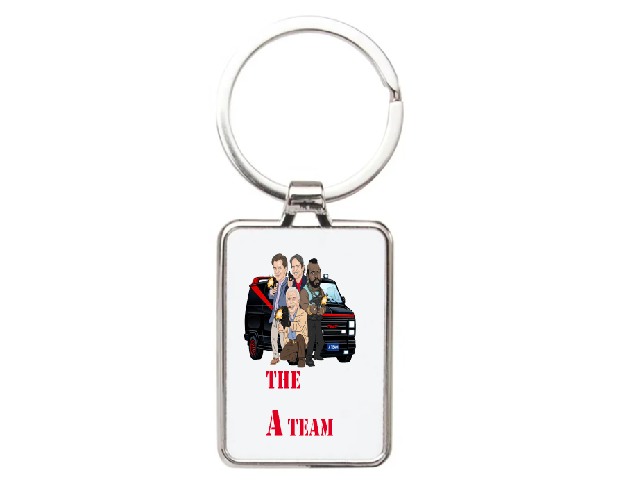 A Team Cartoon Keyrings - Unofficial TV Show Graphic Keychains
