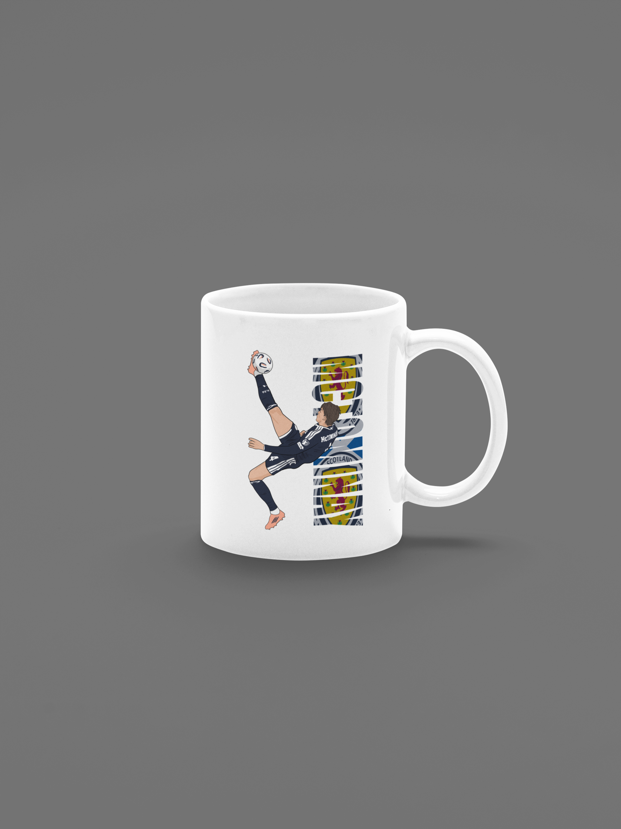 Scott McTominay Scotland Cartoon Fan Art Made 11oz ceramic Mug - Tcb Cartoon Printing