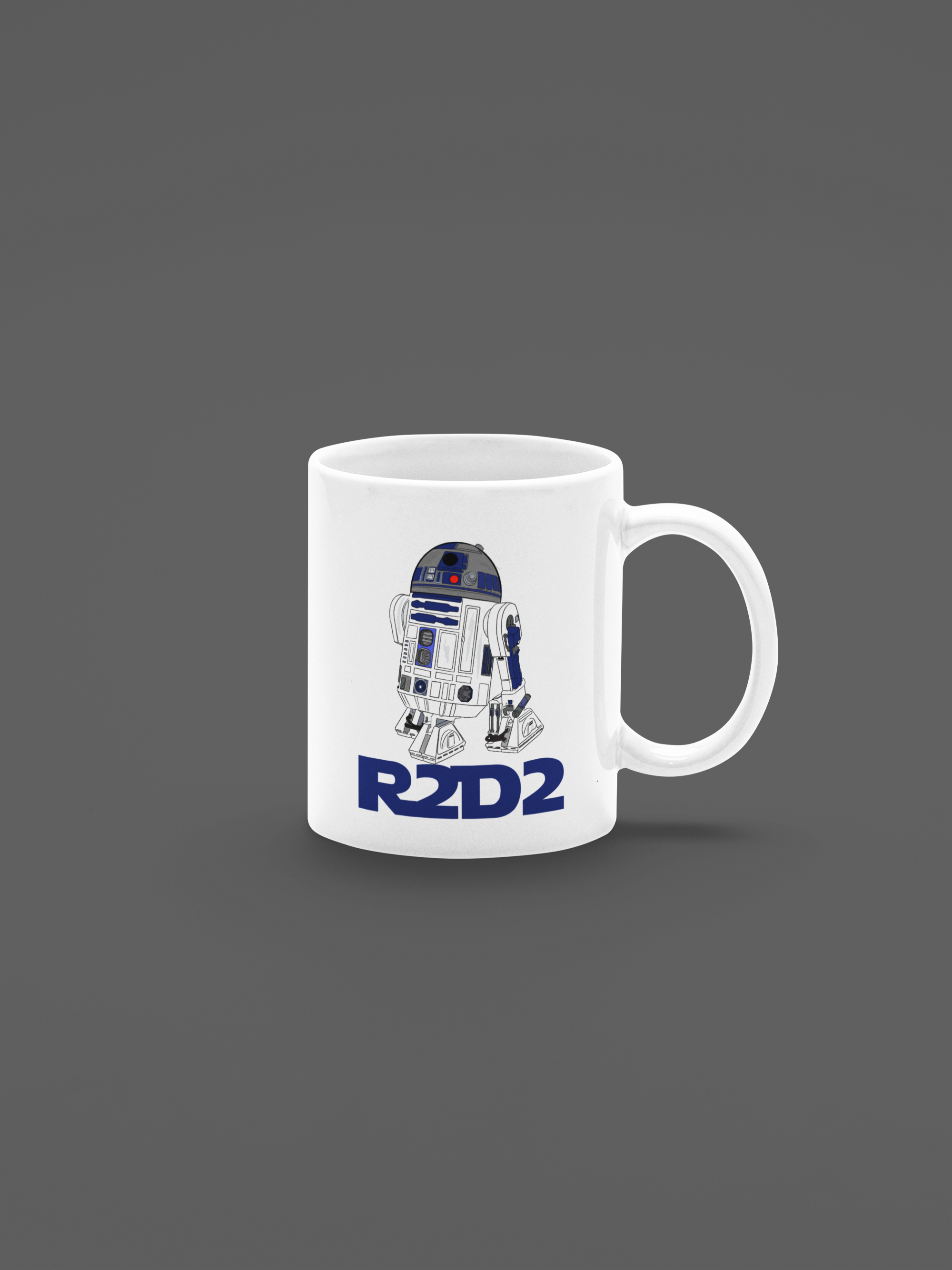 R2D2 Star Wars Mug - Unique Cartoon Graphic Art Design