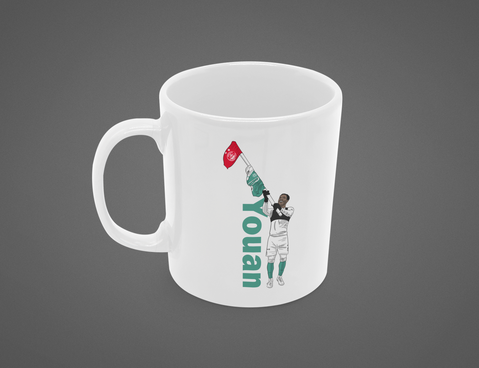 Élie Youan Hibernian Cartoon Fan Art Made 11oz ceramic Mug