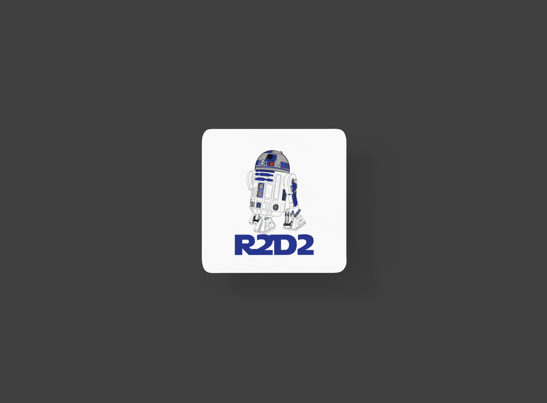 R2D2 Star wars Coaster - Cartoon Graphic Art MDF Coaster