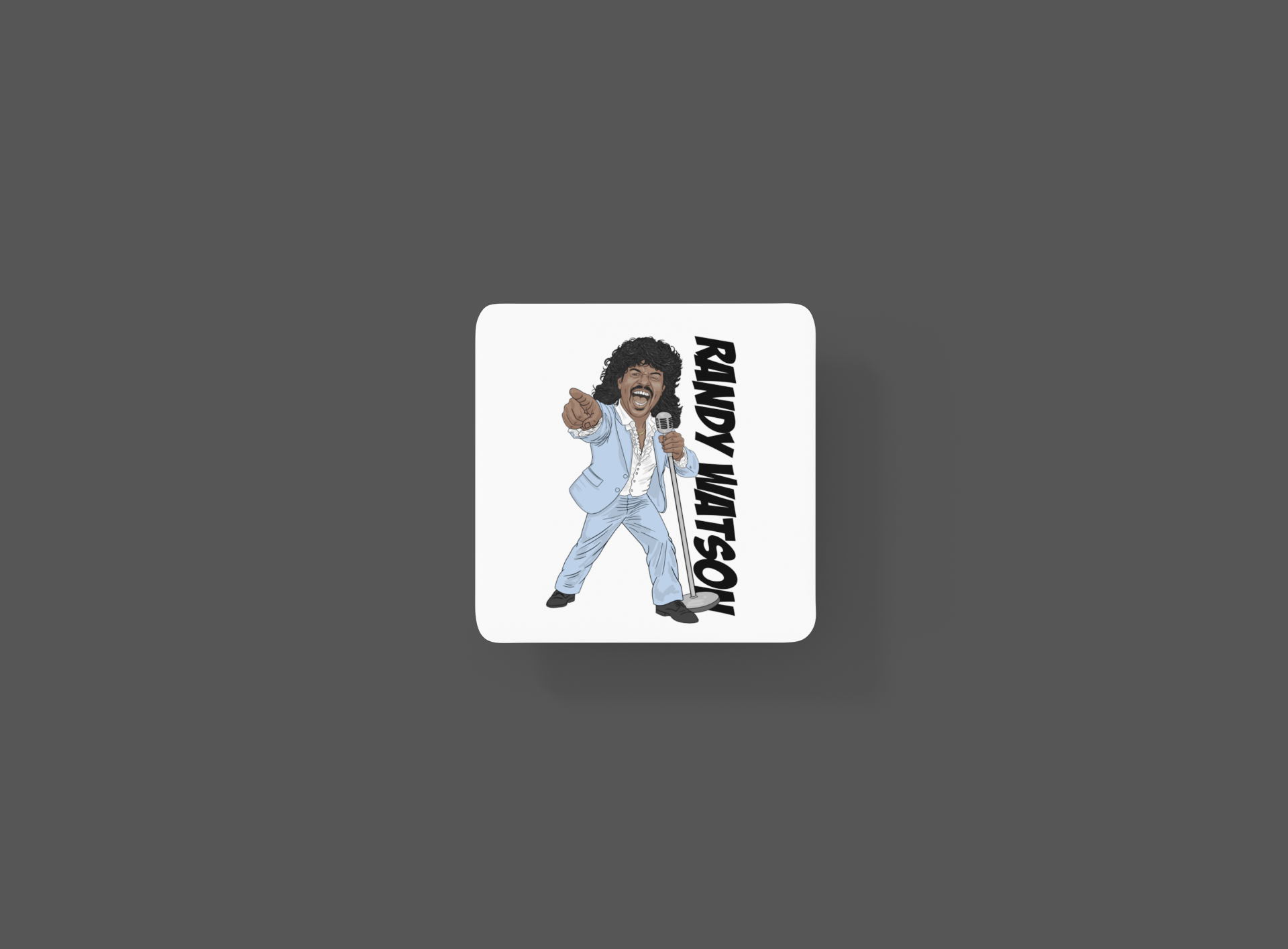 Randy Watson Coming to America Coaster - Unofficial Cartoon Graphic Art MDF Coaster