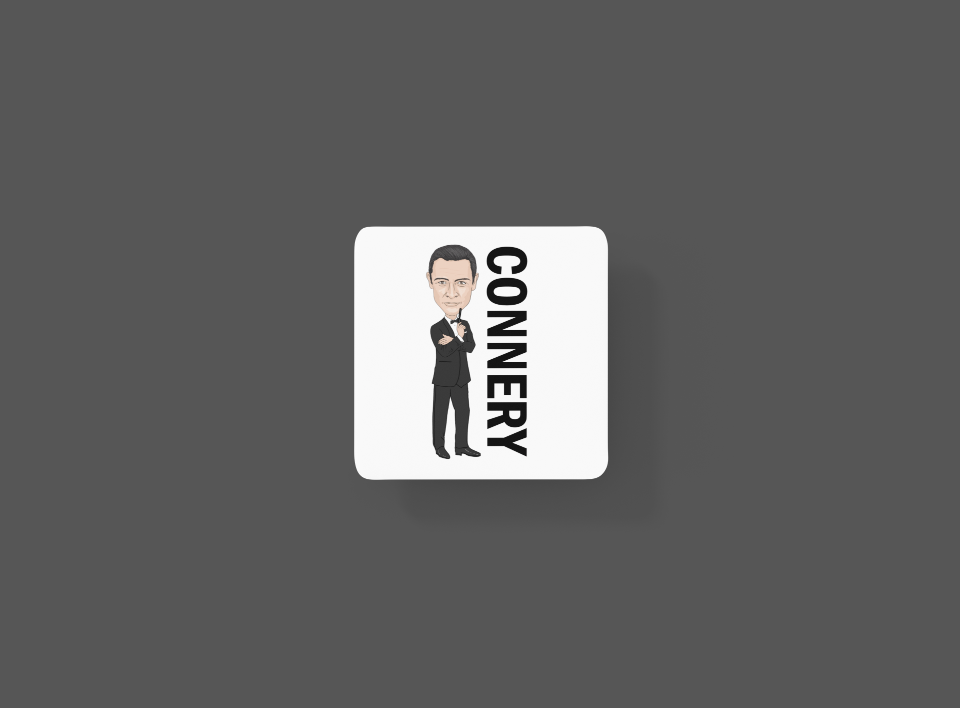 James Bond Coasters - Movie Theme Cartoon Graphic Art MDF Gift