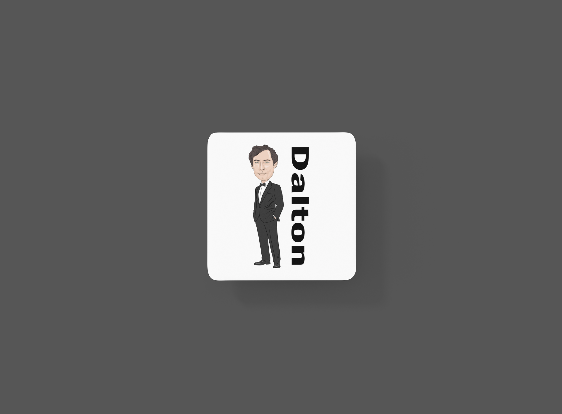James Bond Coasters - Movie Theme Cartoon Graphic Art MDF Gift
