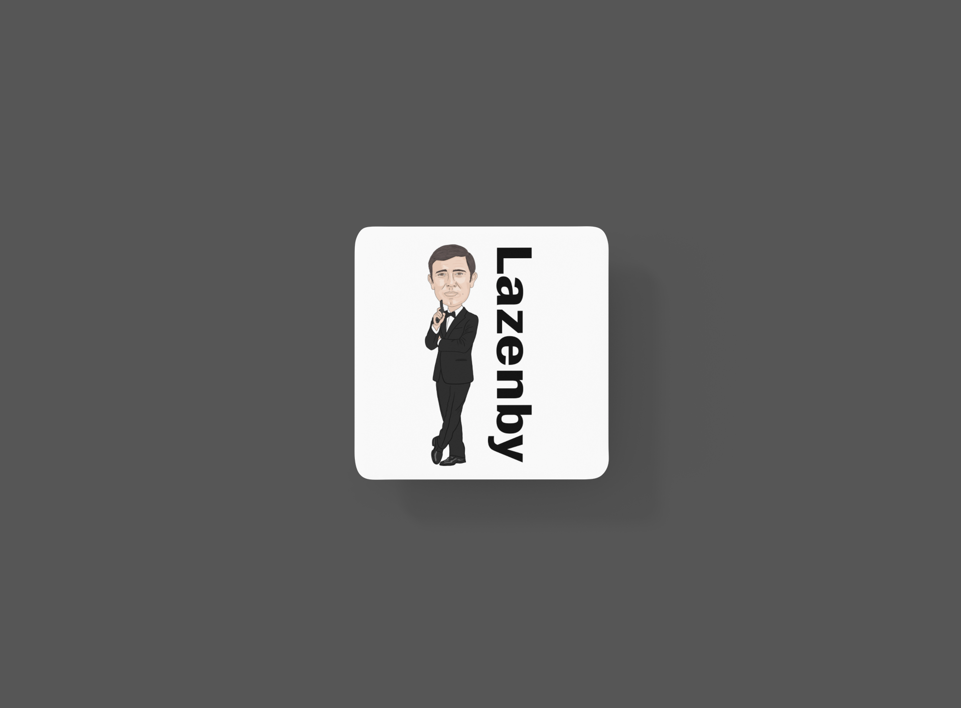 James Bond Coasters - Movie Theme Cartoon Graphic Art MDF Gift