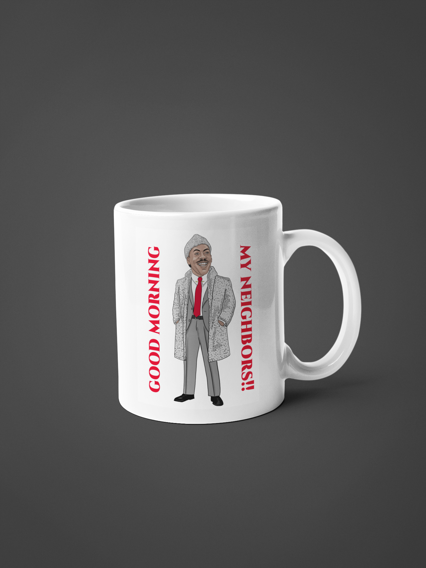 Prince Akeem Mug - 11oz Ceramic Cartoon Fan Art Mug for Coming to America Fans