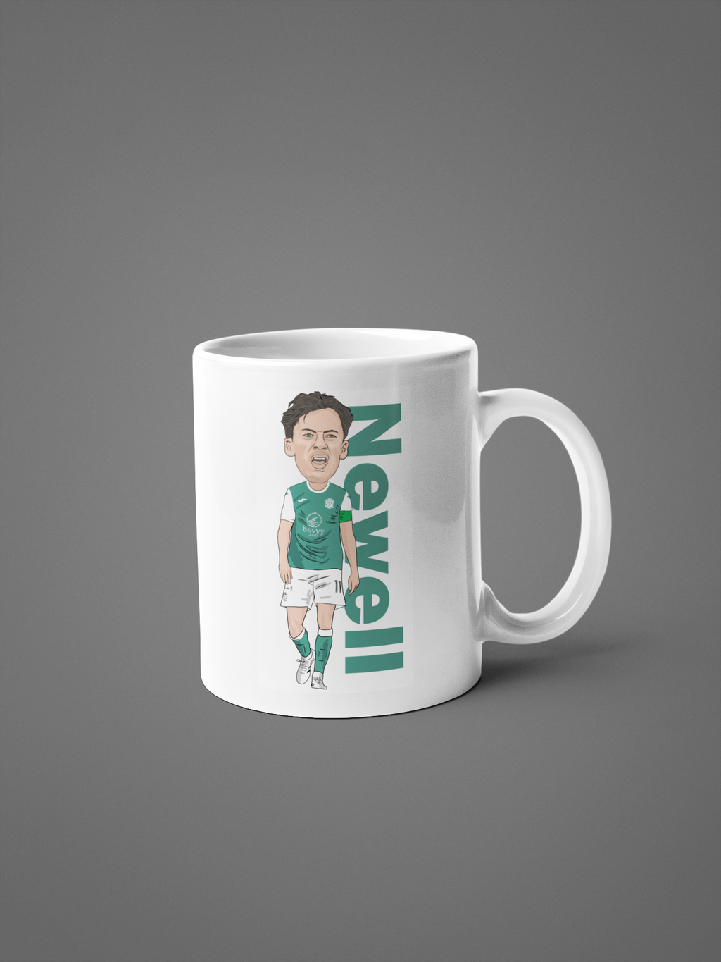 Joe Newell Hibernian Cartoon Fan Art Made 11oz ceramic Mug