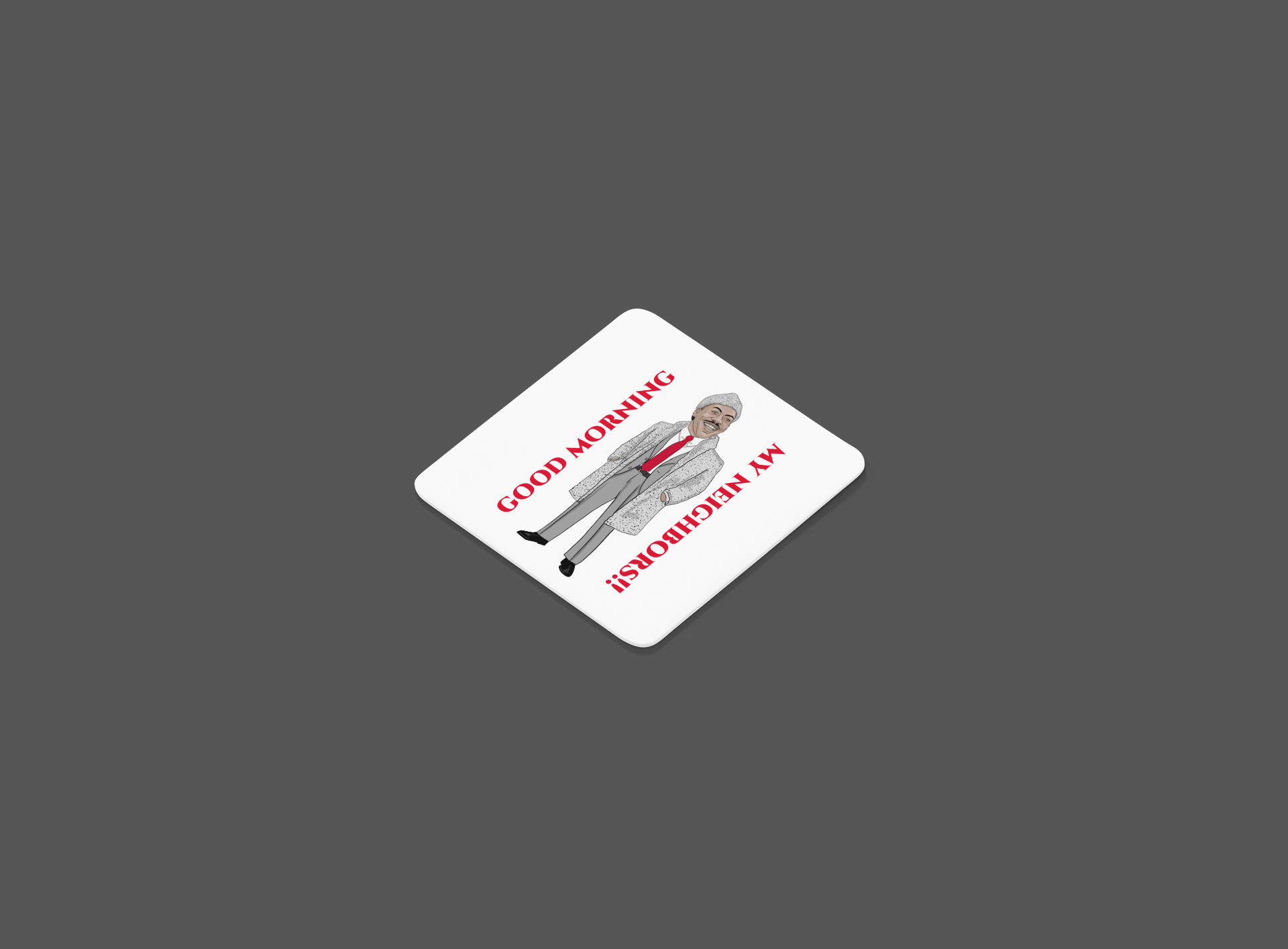 Prince Akeem Coaster - Unofficial Cartoon Graphic Art MDF Coaster