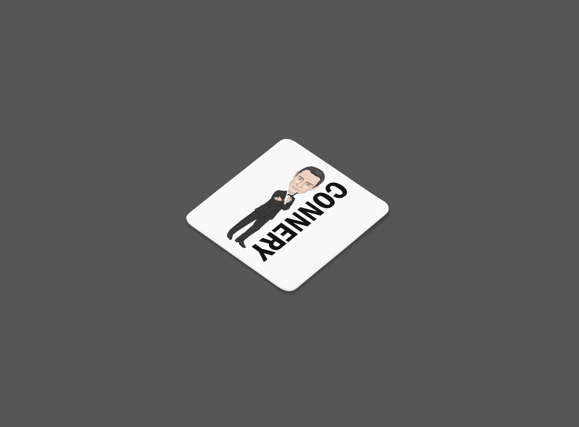 James Bond Coasters - Movie Theme Cartoon Graphic Art MDF Gift