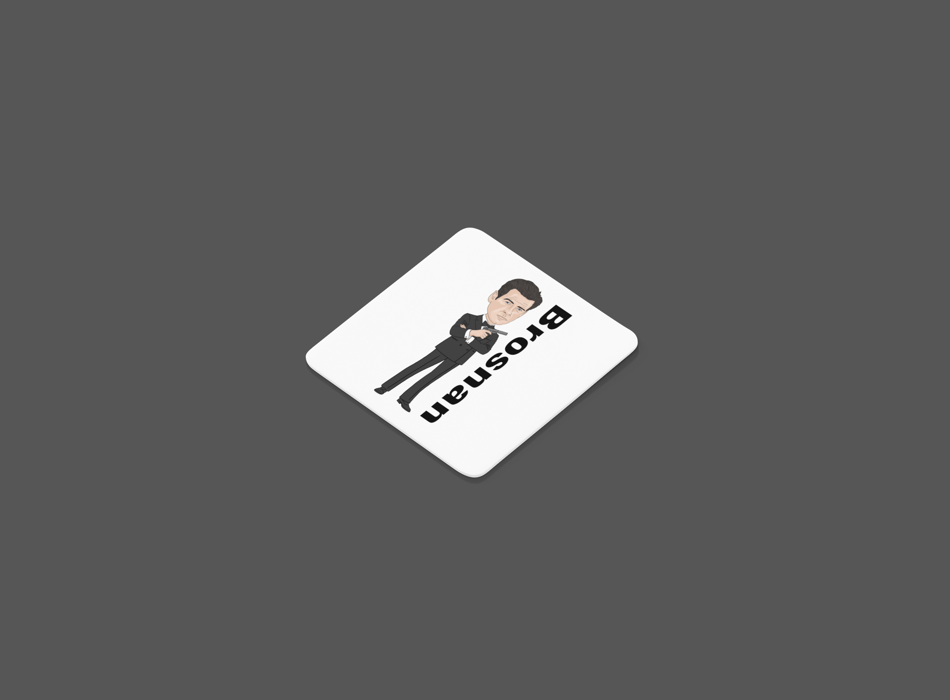 James Bond Coasters - Movie Theme Cartoon Graphic Art MDF Gift