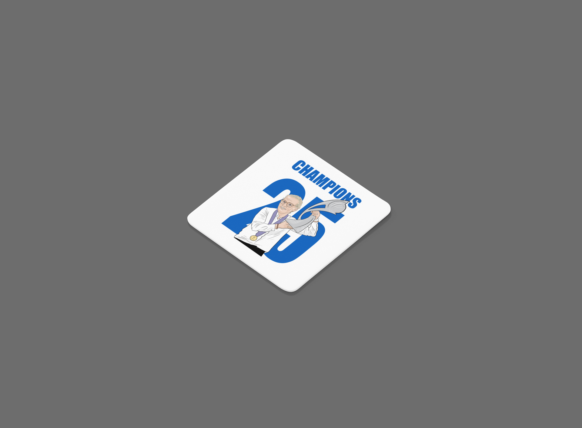 Sarina Wiegman Coaster - England Lionesses Woman’s Cartoon Fan Art MDF Coaster