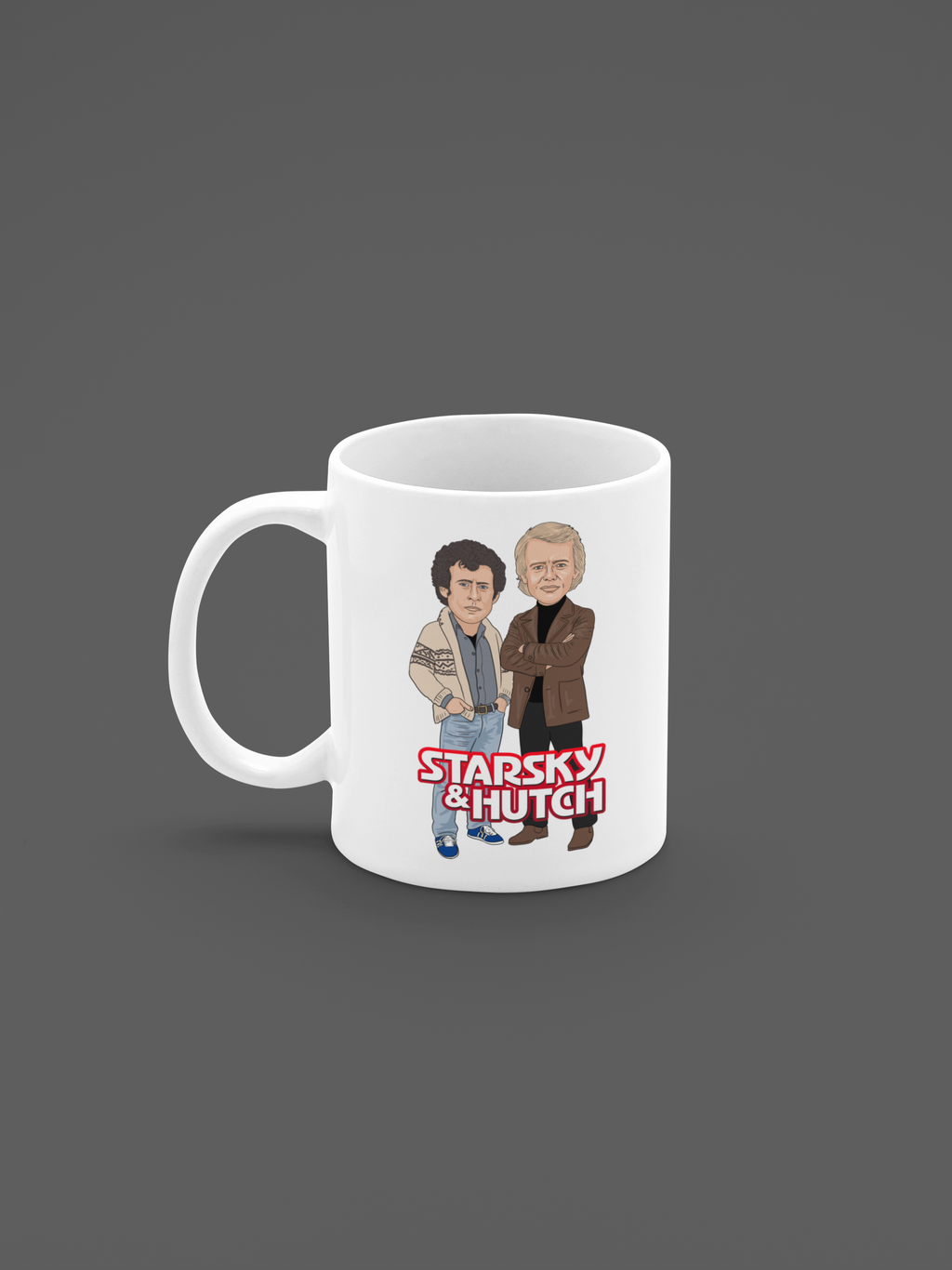 Starsky and Hutch 70S tv show theme Cartoon Graphic Tea , Coffee Gift Mug