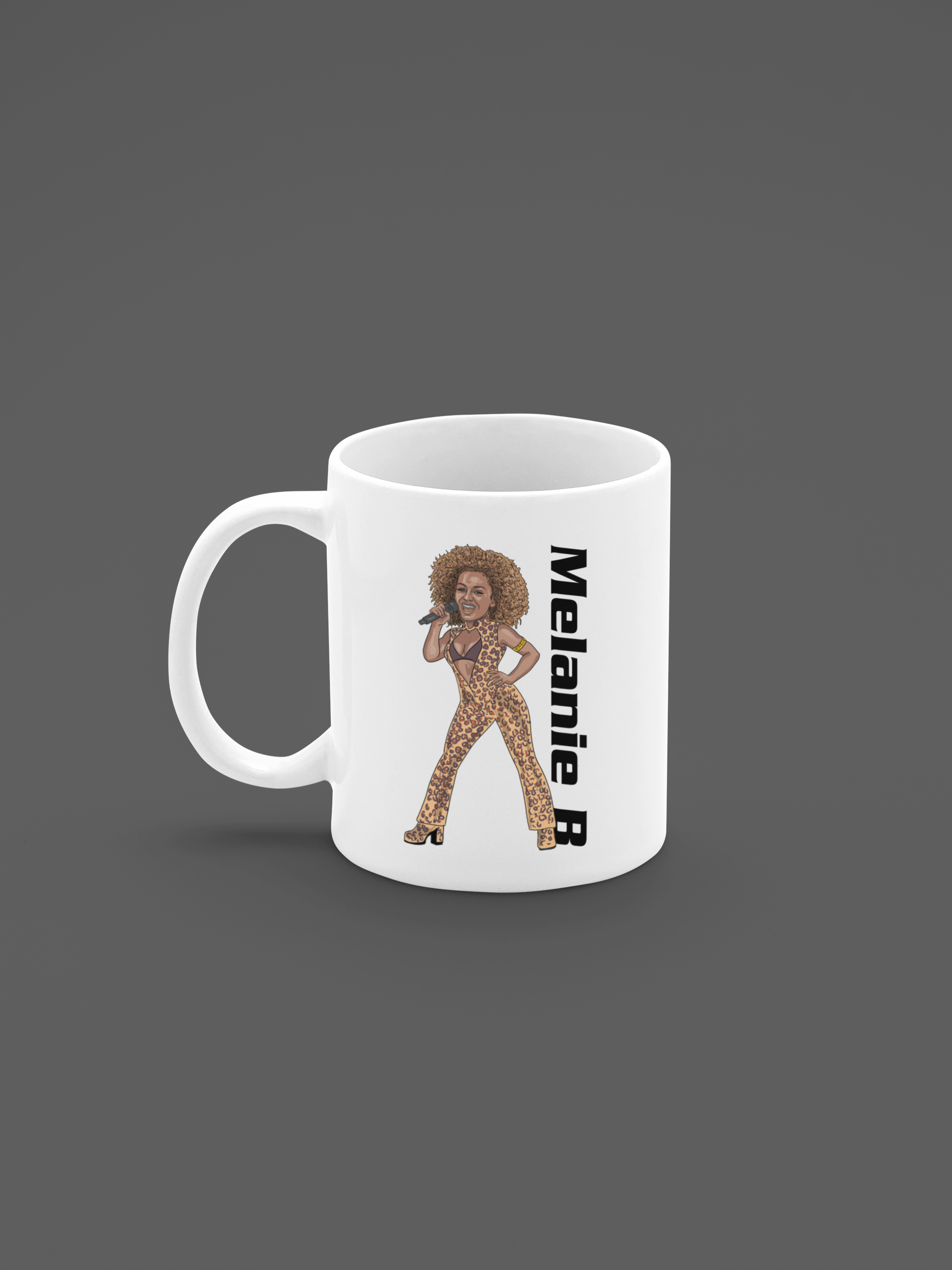 Melanie B Spice Girls Mug - Cartoon Graphic Tea and Coffee Gift Mug