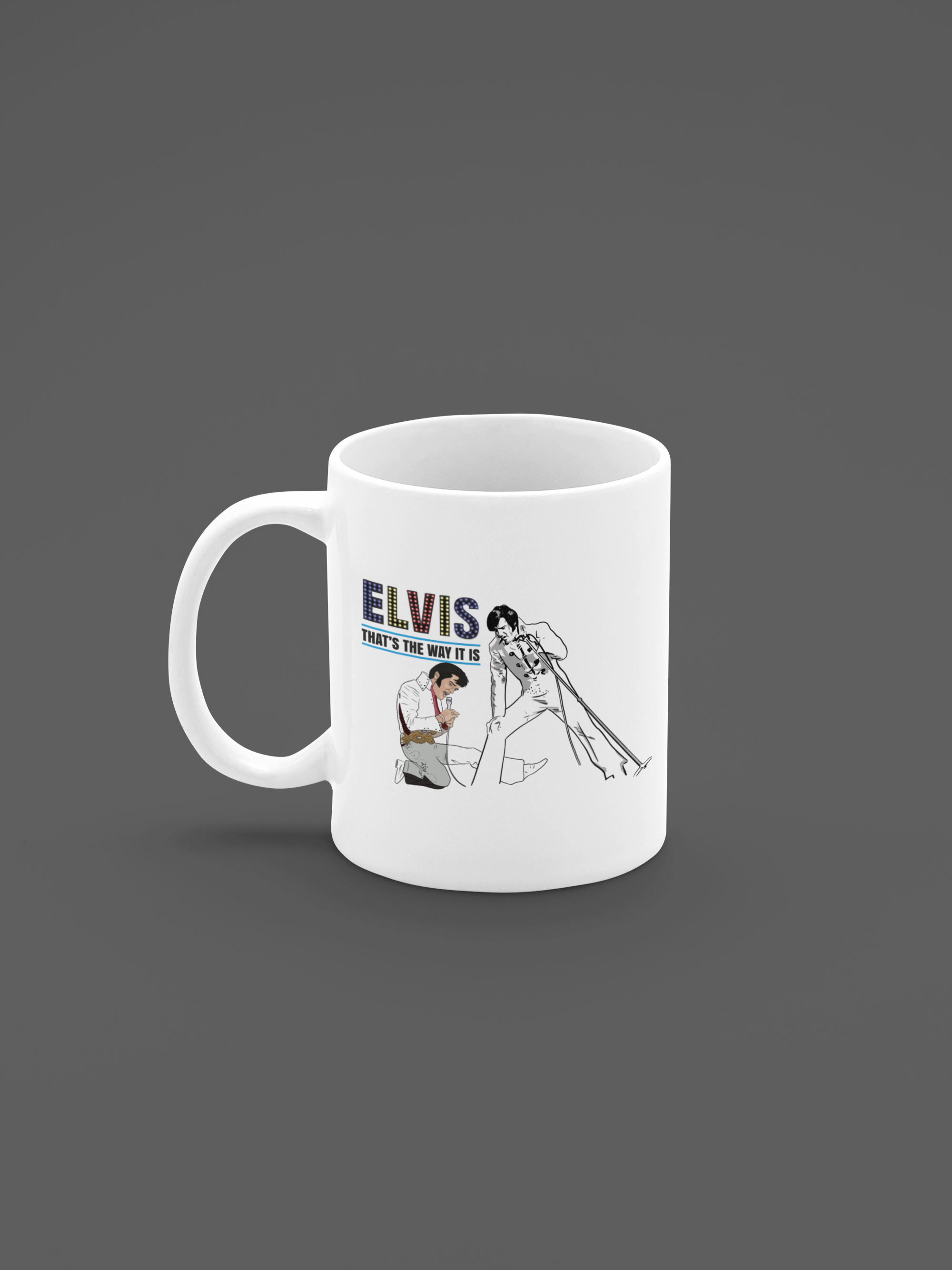 Elvis Presley Mug - Unofficial 1970 Theme 11oz Ceramic Fan Art