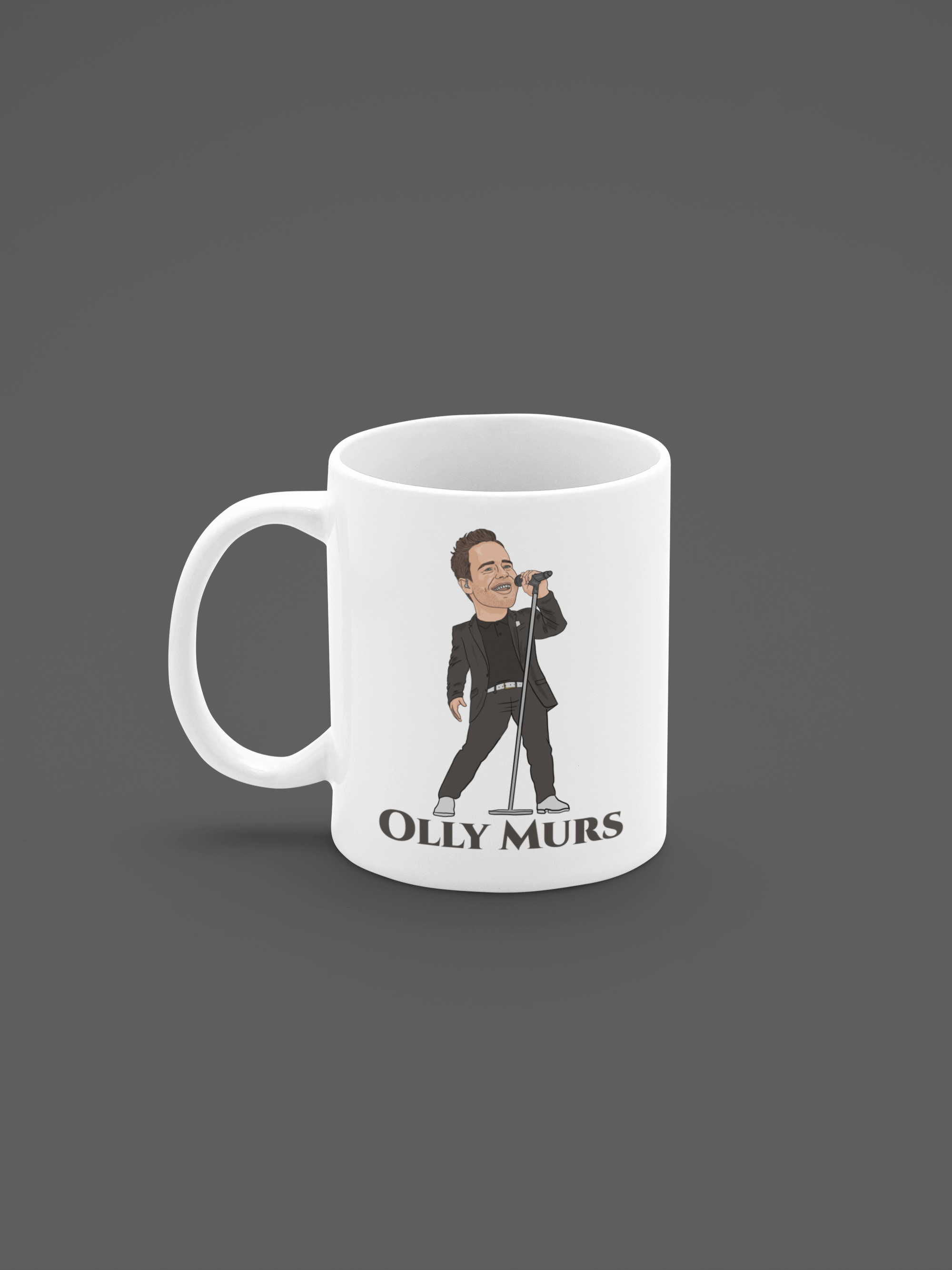 Olly Murs Mug - Unofficial 11oz Ceramic Cartoon Fan Art