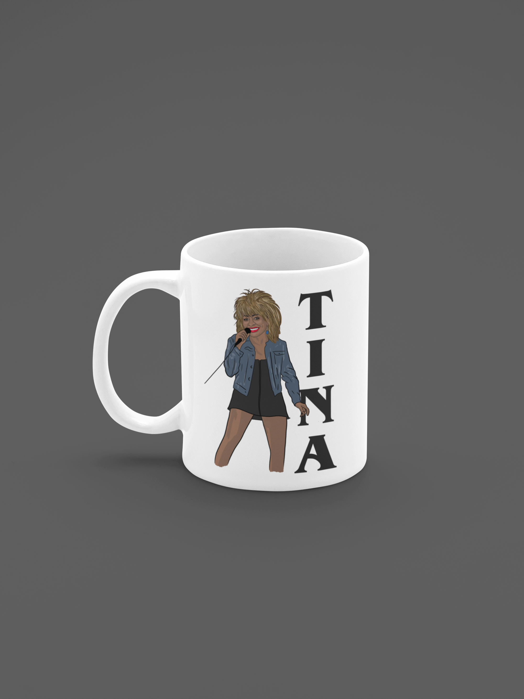 Tina Turner Mug - Unofficial 11oz Ceramic Fan Art Gift