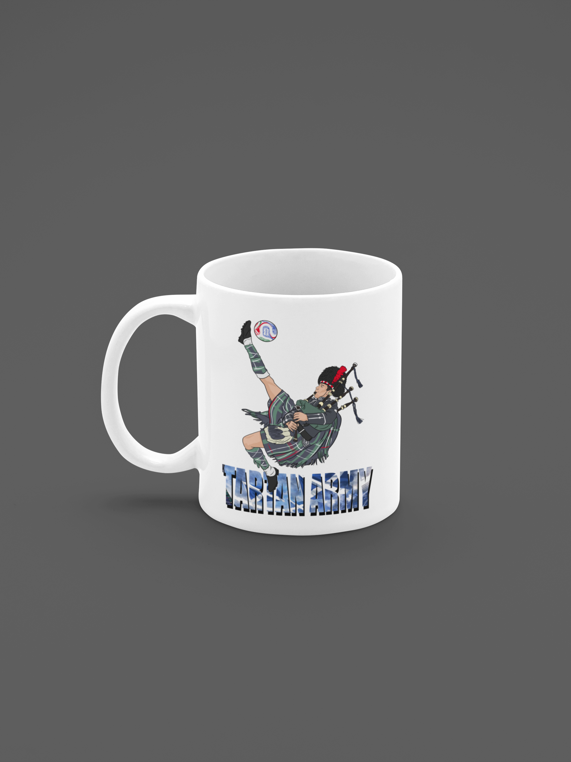 Scott McTominay Mug - Scotland Cartoon Fan Art 11oz Ceramic Cup