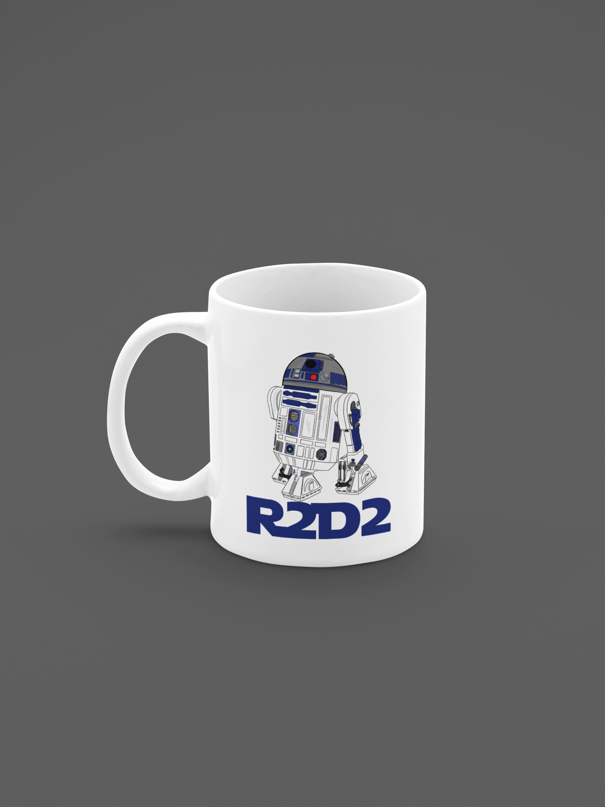 R2D2 Star Wars Mug - Unique Cartoon Graphic Art Design