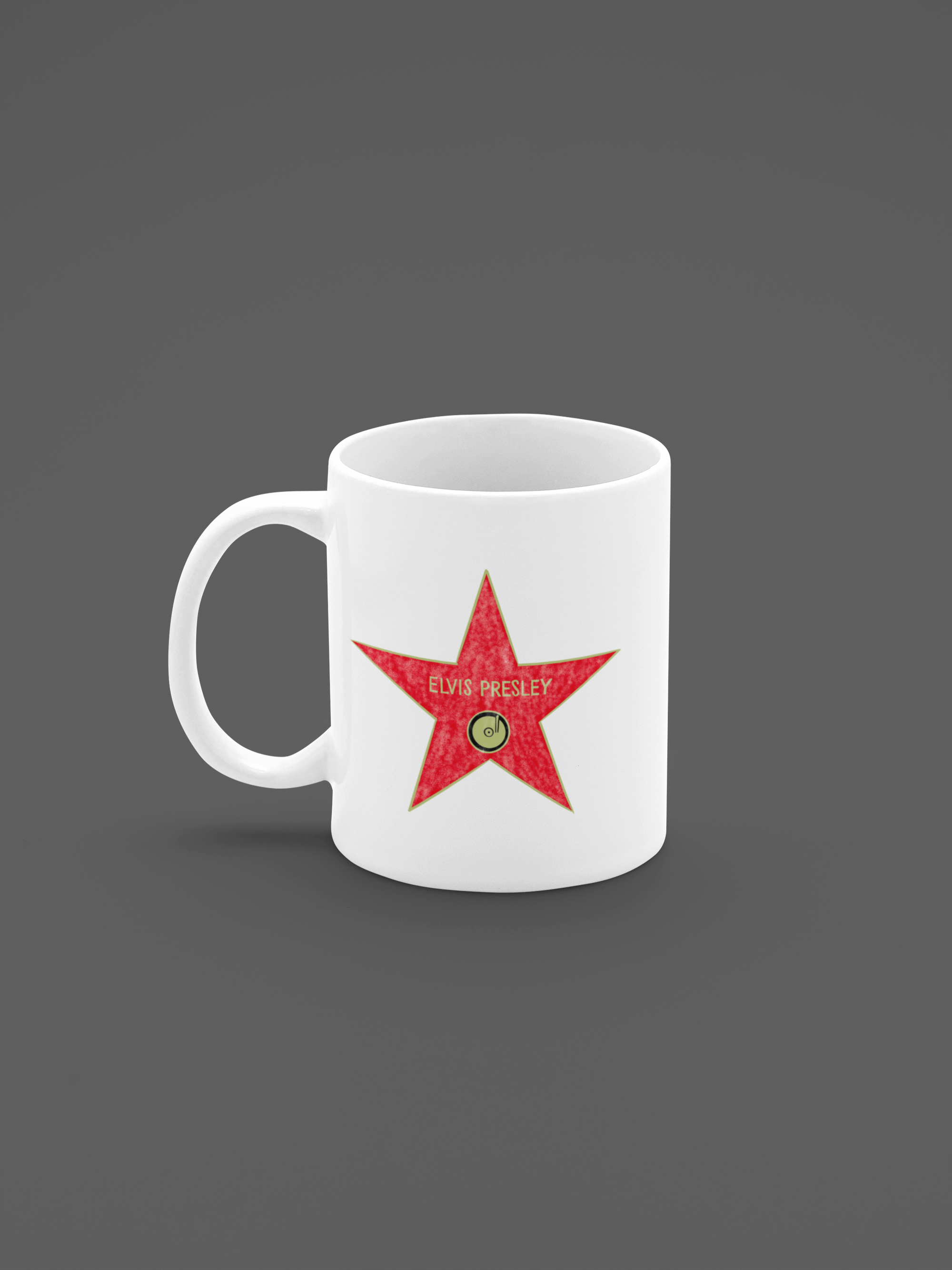 Elvis Presley Unofficial Cartoon Fan Art Made 11oz ceramic Mug