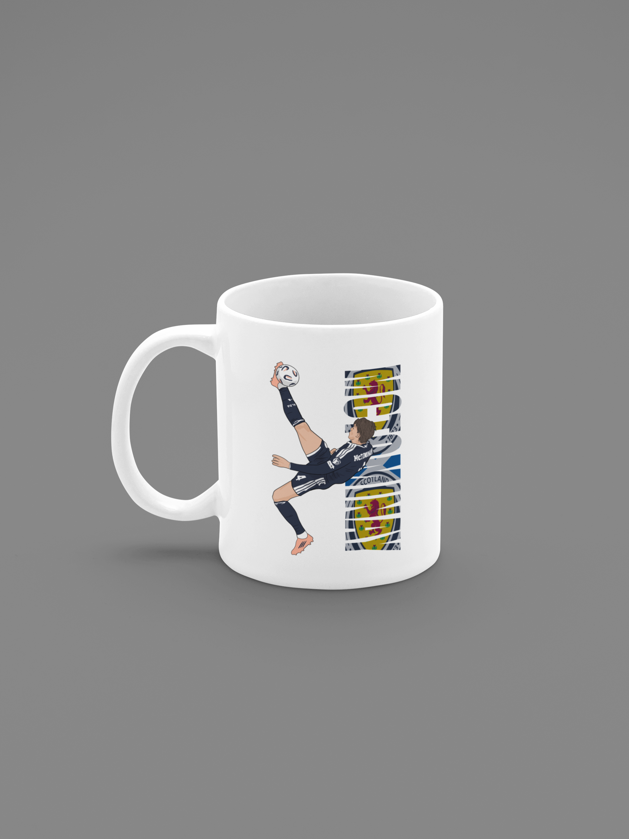 Scott McTominay Scotland Cartoon Fan Art Made 11oz ceramic Mug - Tcb Cartoon Printing