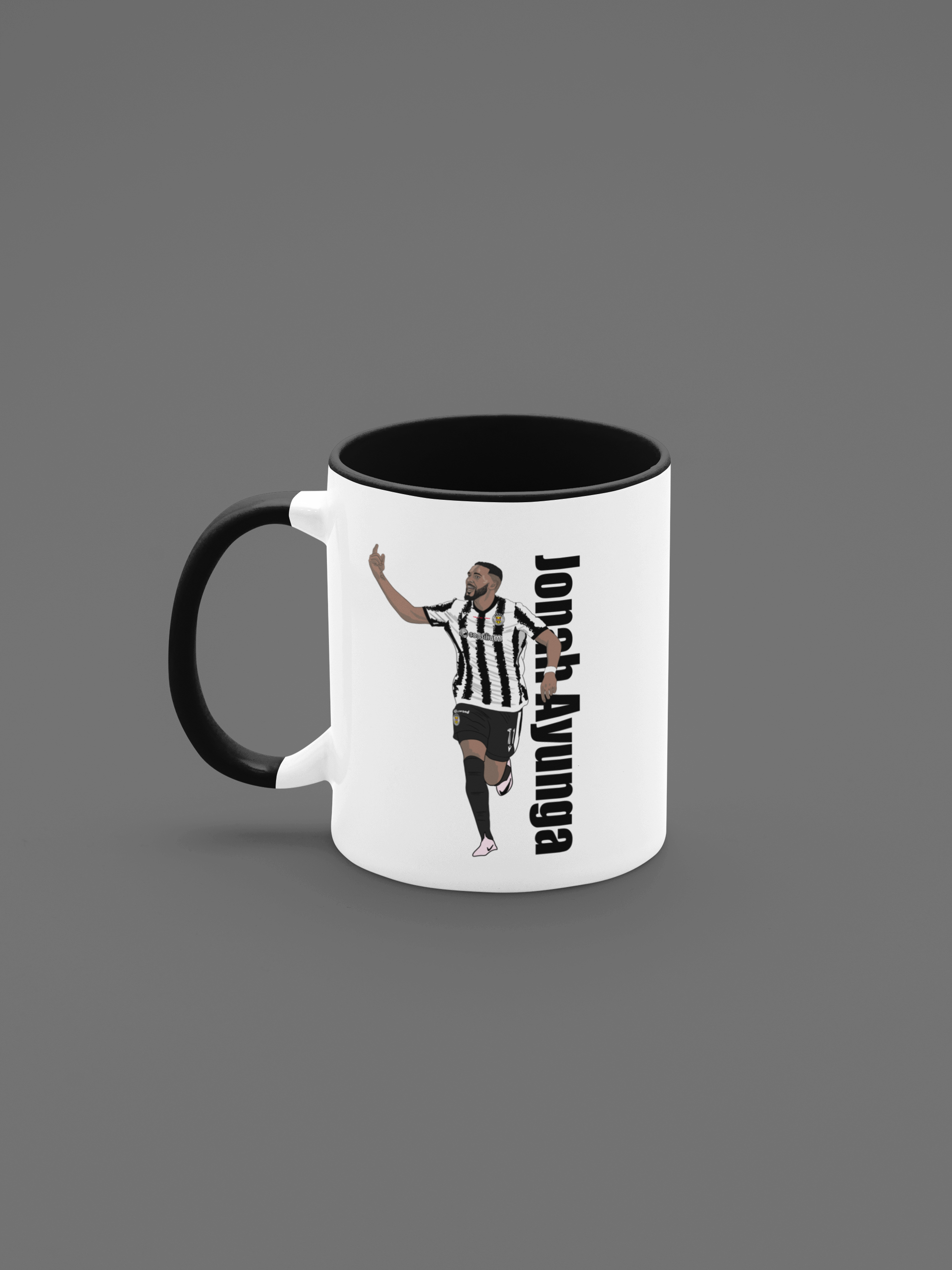 Jonah Ayunga St Mirren Cartoon Fan Art Made 11oz ceramic Mug