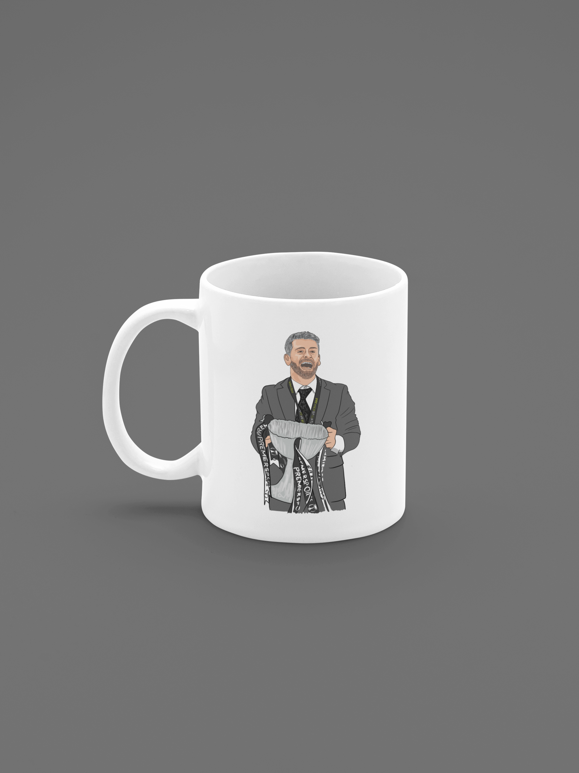 Stephen Robinson St Mirren Cartoon Fan Art Made 11oz ceramic Mug