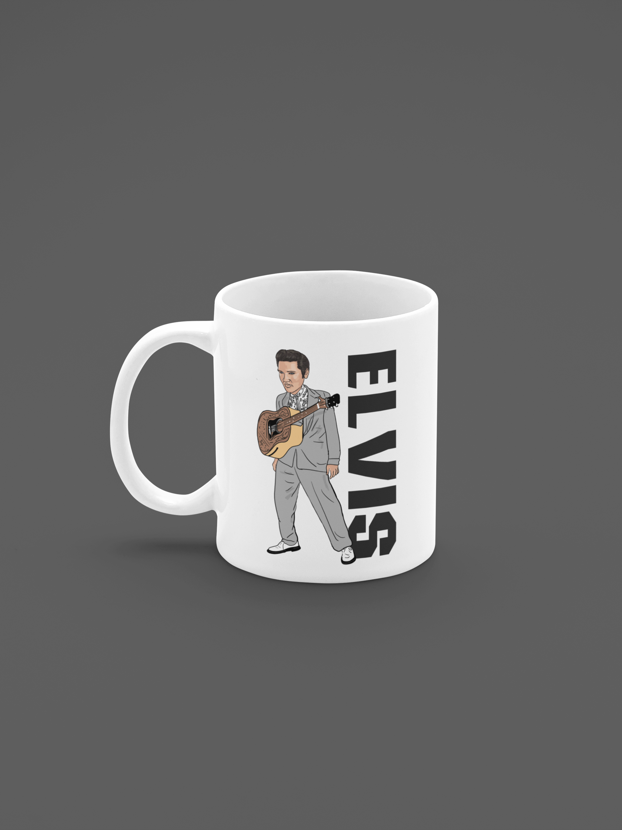 Elvis Presley 1956 Unofficial Cartoon Fan Art Made 11oz ceramic Mug